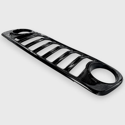 Trim Illusion ABS6807BLK gloss black grille overlay for 2024-2026 Jeep Wrangler and Gladiator - image 3
