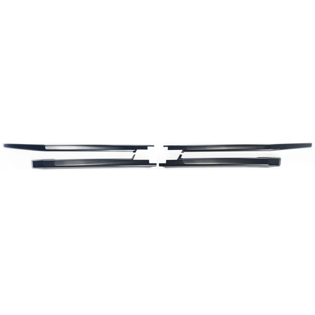2021-2024 Chevrolet Suburban/Tahoe 4 PCS Gloss Black Tape-on Patented Grille Overlay