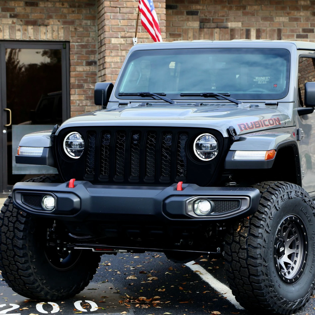 2020-2023 Jeep Gladiator Chrome Delete Black Grille Overlay
