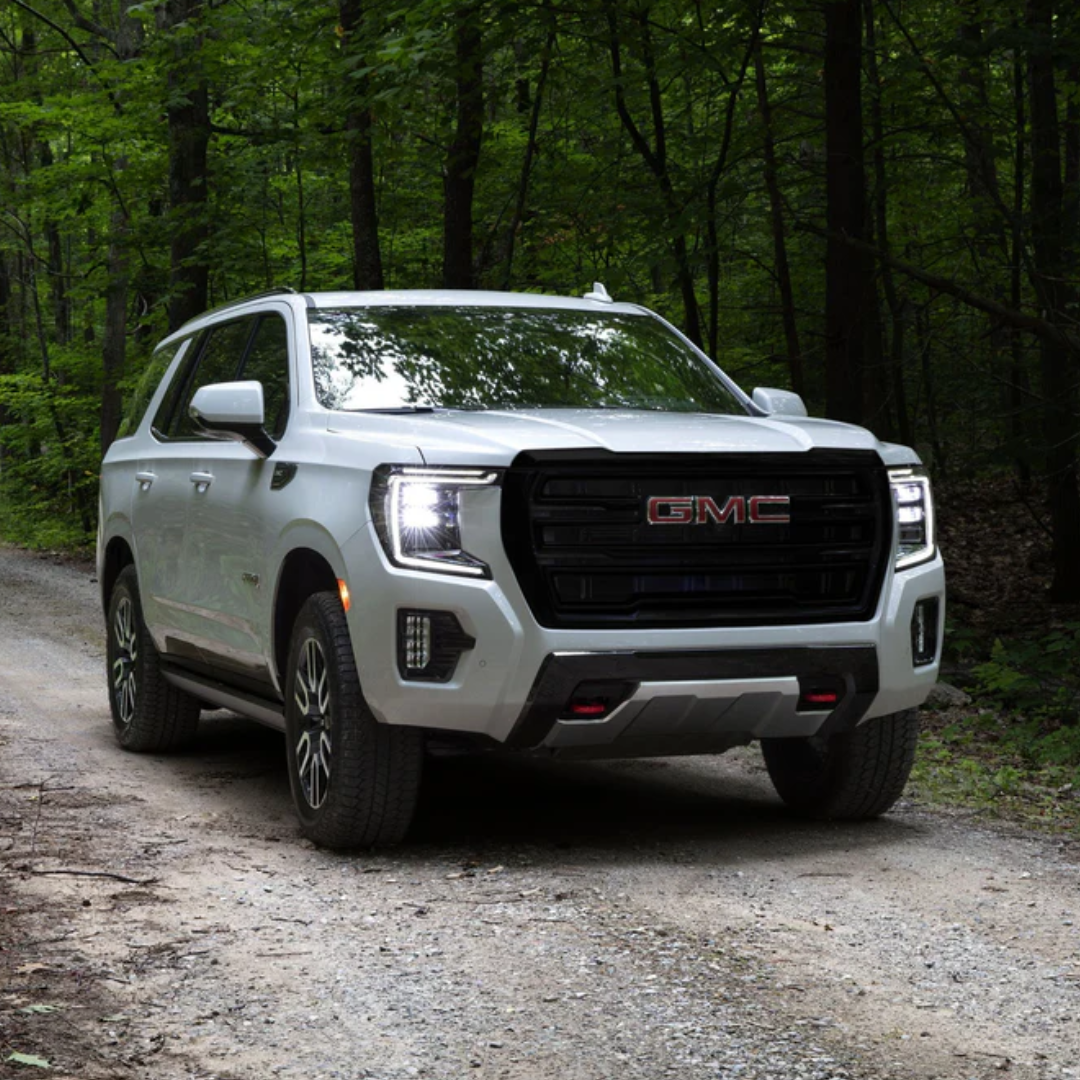 2021-2023 GMC Yukon Chrome Delete Black Grille Overlay