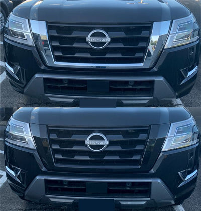 Trim Illusion ABS6826BLK gloss black grille overlay for 2020-2025 Nissan Armada - image 6