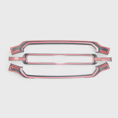 2021-2023 Ford F-150 Chrome Delete Black Grille Overlay