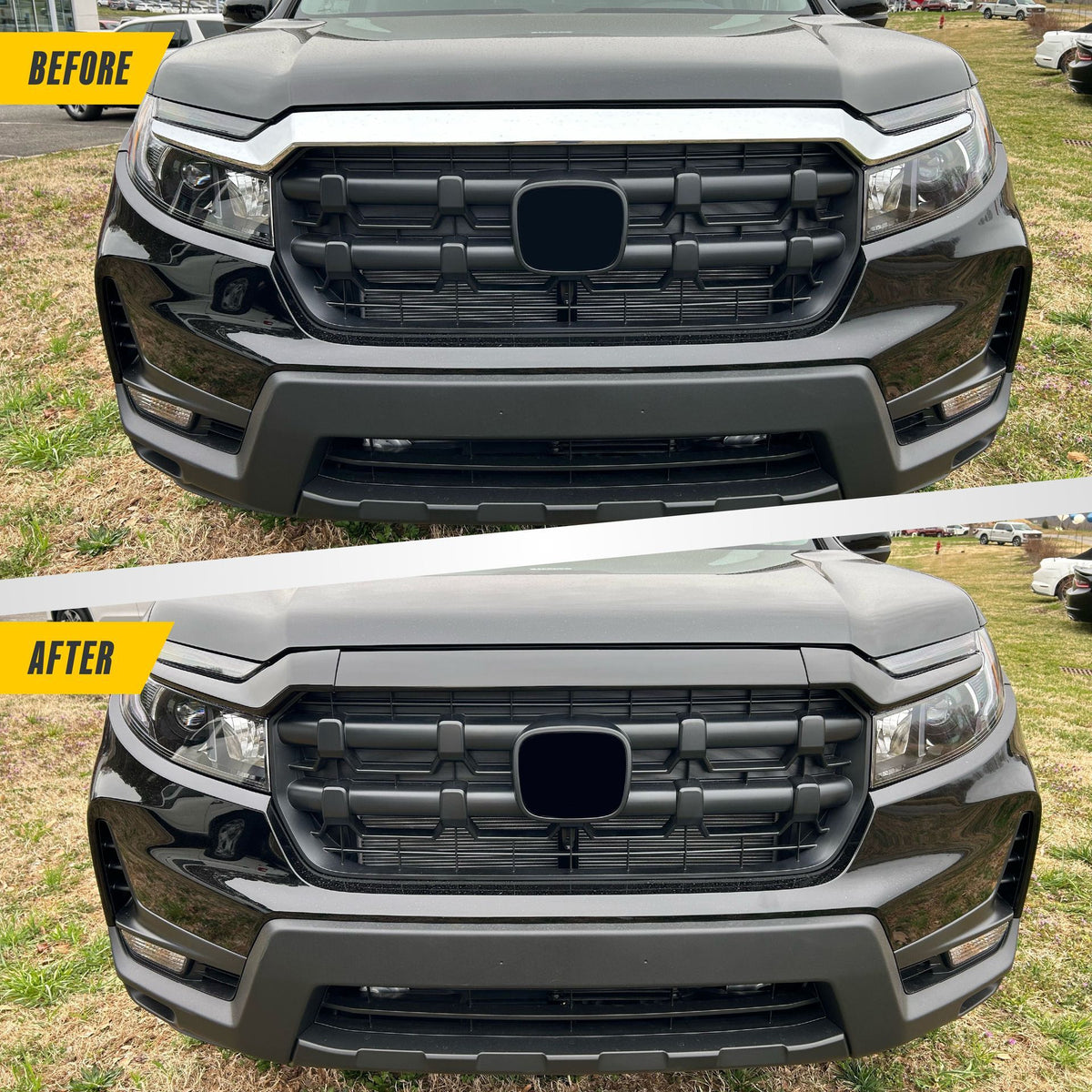 Trim Illusion ABS6838BLK gloss black grille overlay for 2021-2026 Honda Ridgeline and Passport - image 10