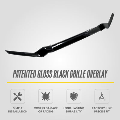 Trim Illusion ABS6838BLK gloss black grille overlay for 2021-2026 Honda Ridgeline and Passport - image 9