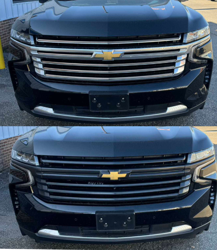 Trim Illusion ABS6845BLK gloss black grille overlay for 2021-2024 Chevrolet Suburban and Tahoe - image 5
