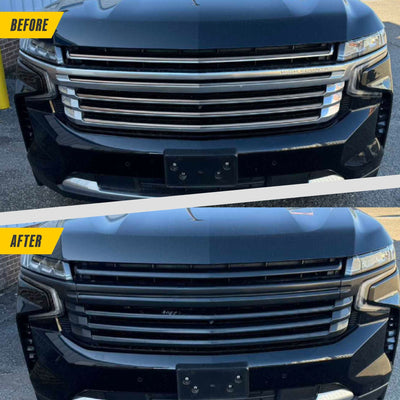 Trim Illusion ABS6845BLK gloss black grille overlay for 2021-2024 Chevrolet Suburban and Tahoe - image 10