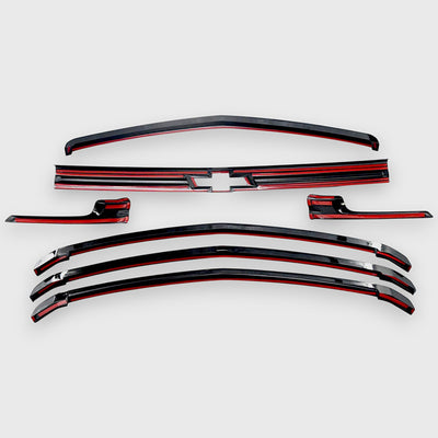 Trim Illusion ABS6845BLK gloss black grille overlay for 2021-2024 Chevrolet Suburban and Tahoe - image 4