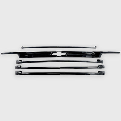 Trim Illusion ABS6845BLK gloss black grille overlay for 2021-2024 Chevrolet Suburban and Tahoe - image 1