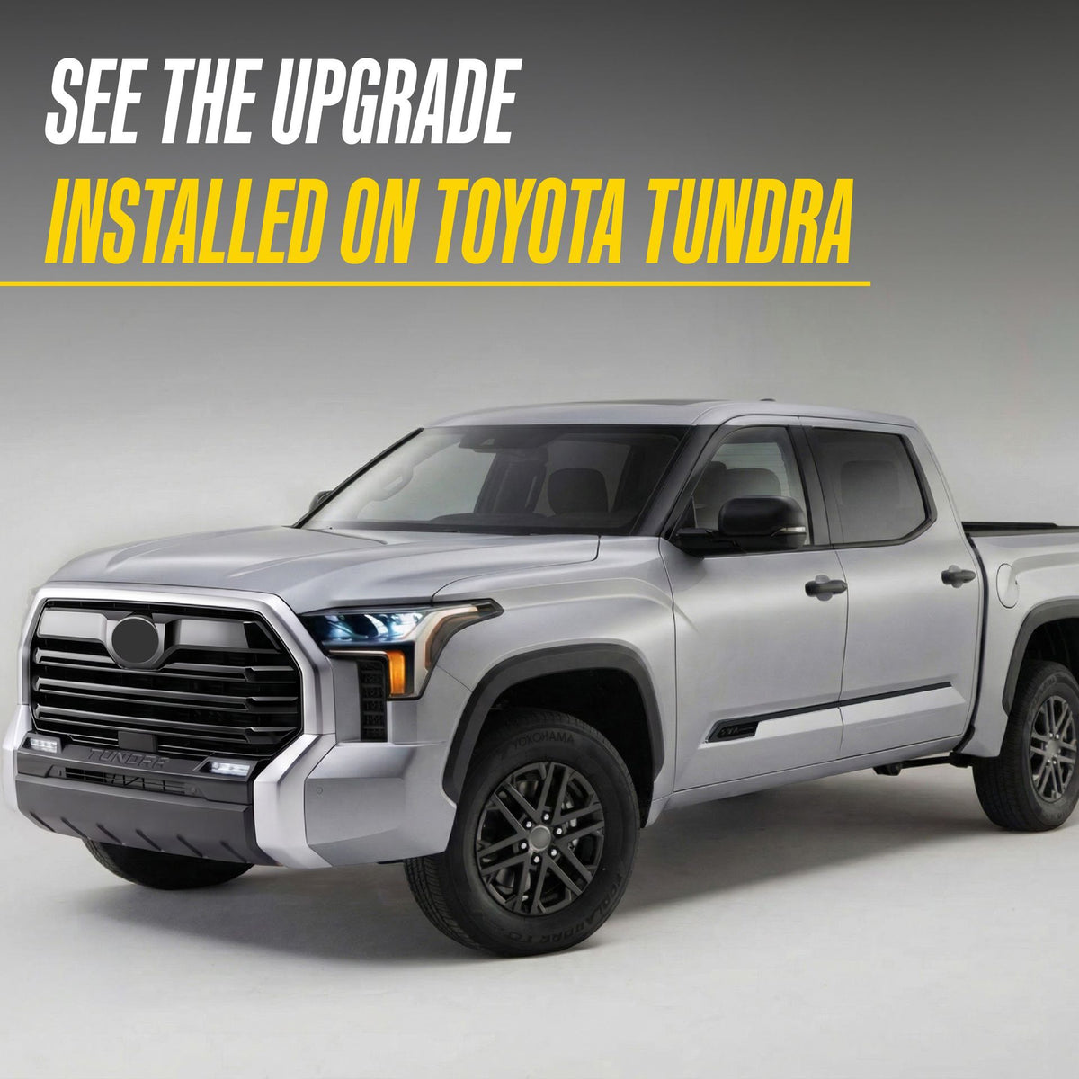 Trim Illusion ABS6848BLK gloss black grille overlay for 2023-2026 Toyota Tundra - image 9