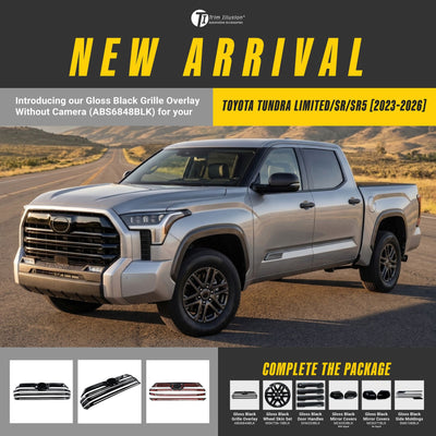 Trim Illusion ABS6848BLK gloss black grille overlay for 2023-2026 Toyota Tundra - image 11