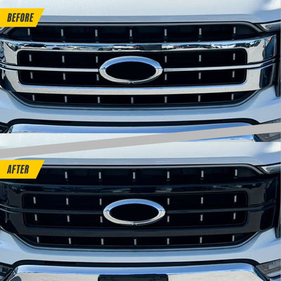 Trim Illusion ABS6852BLK gloss black grille overlay for 2021-2023 Ford F-150 - image 11