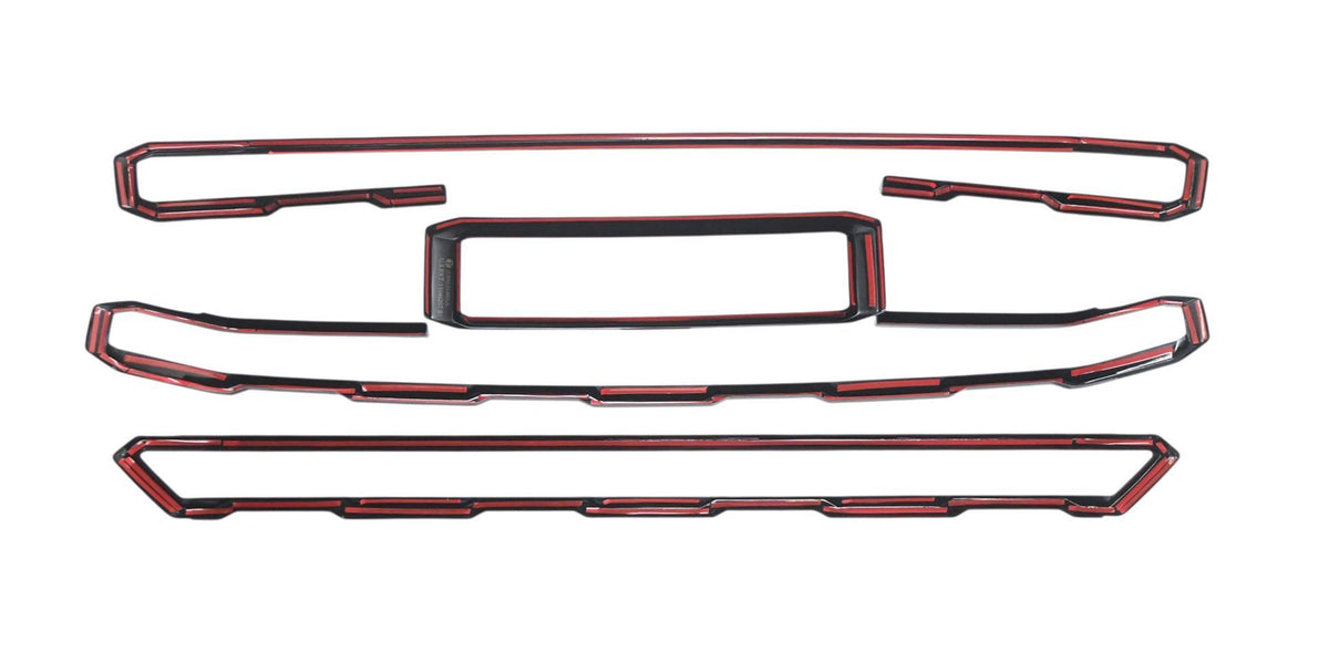 Trim Illusion ABS6868BLK gloss black grille overlay for 2023-2026 GMC Sierra 1500 - image 4