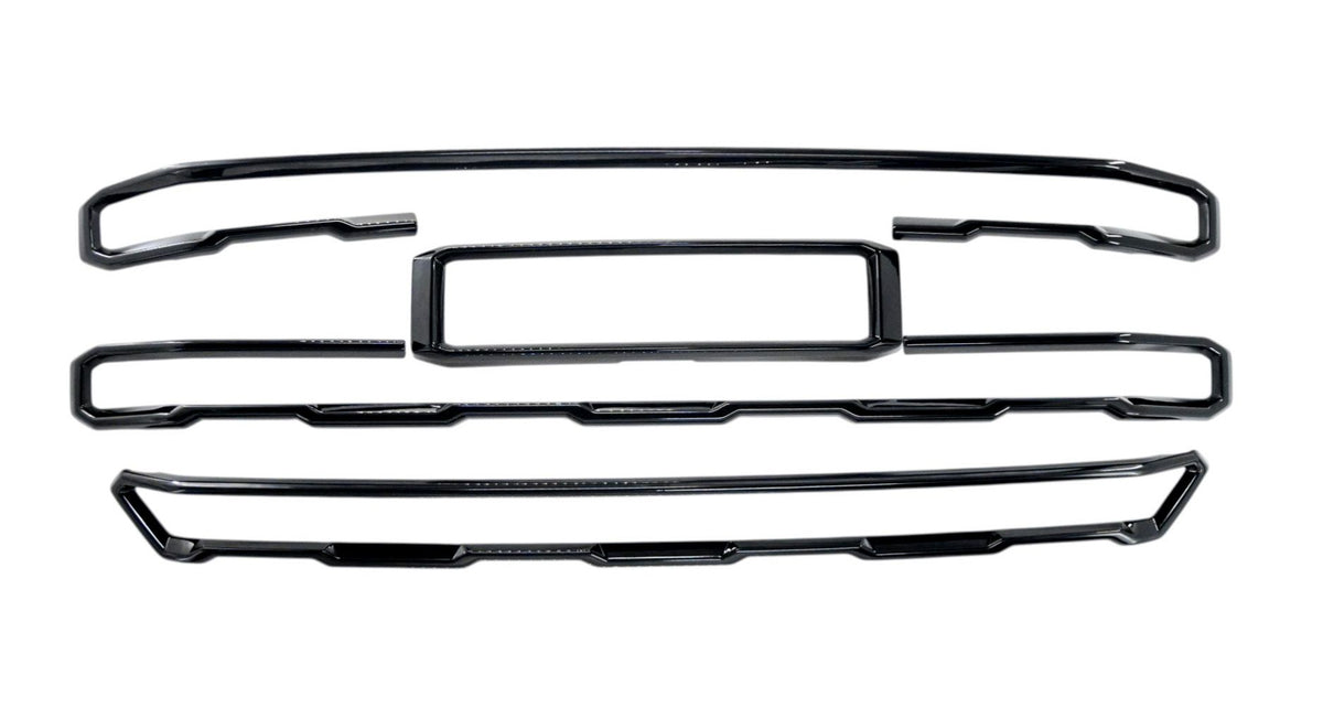 Trim Illusion ABS6868BLK gloss black grille overlay for 2023-2026 GMC Sierra 1500 - image 1