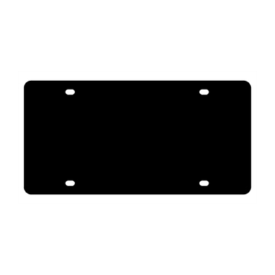 Acrylic License Plate Blank