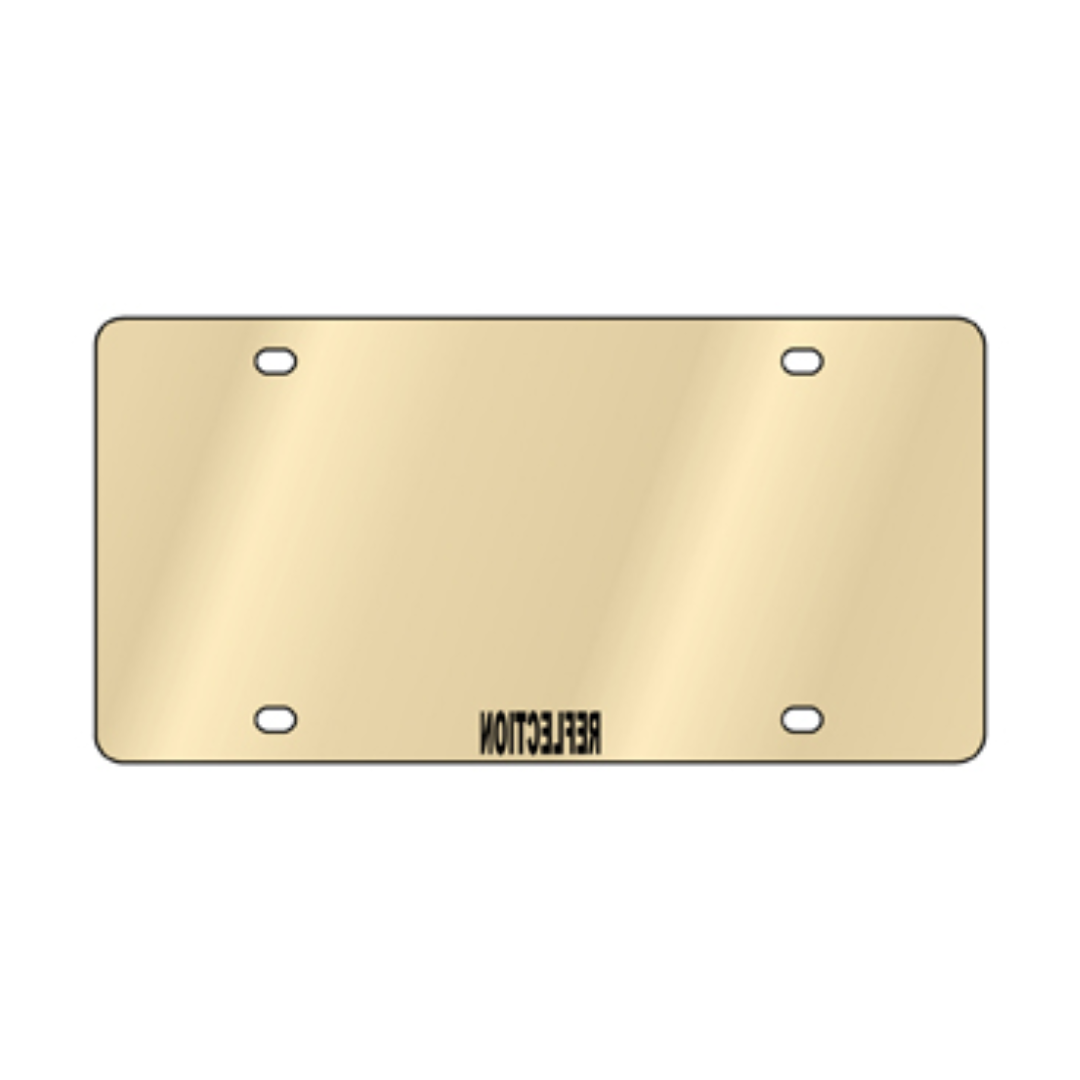 Acrylic License Plate Blank