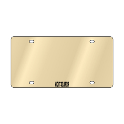 Acrylic License Plate Blank