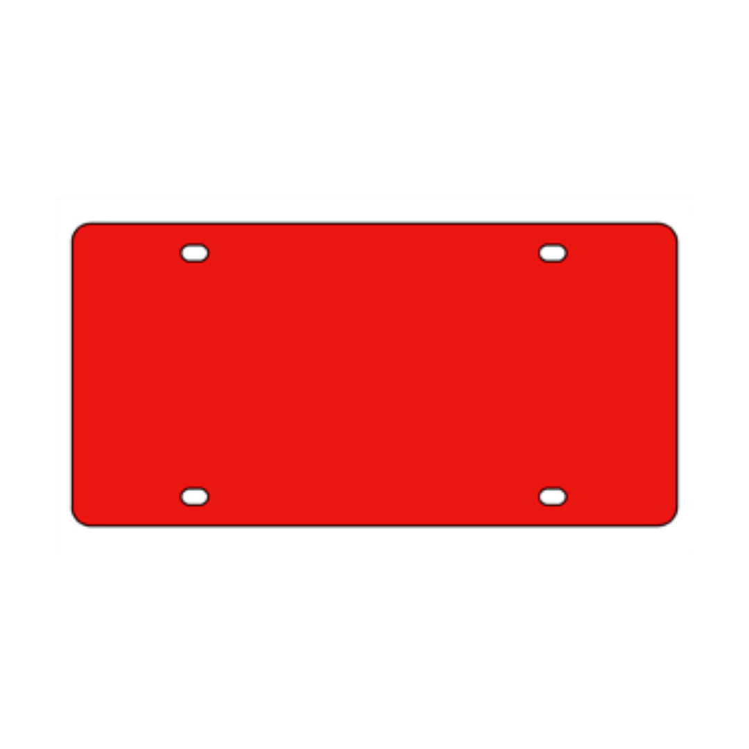 Acrylic License Plate Blank