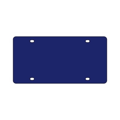 Acrylic License Plate Blank