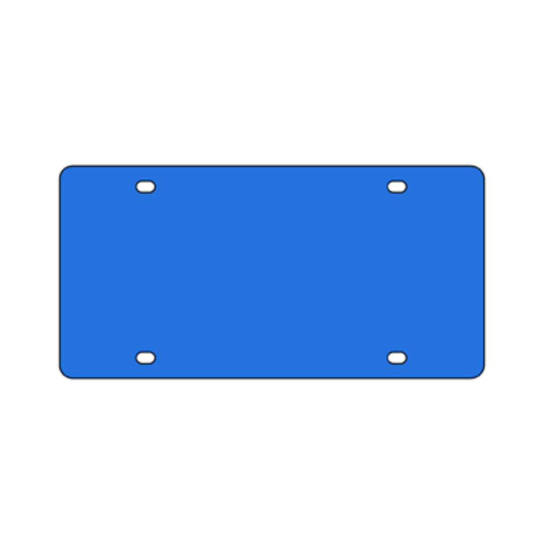 Acrylic License Plate Blank