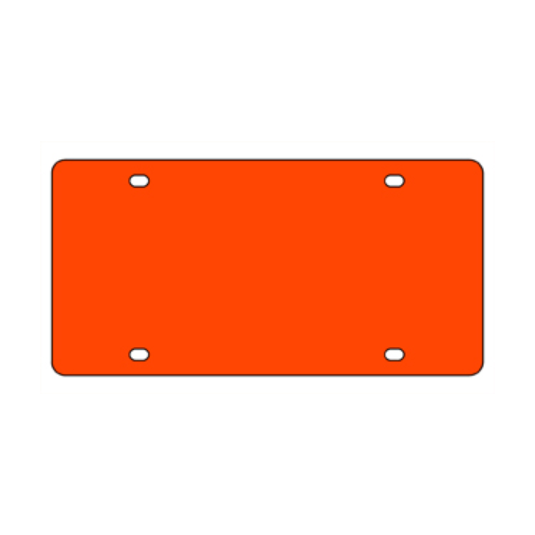 Acrylic License Plate Blank