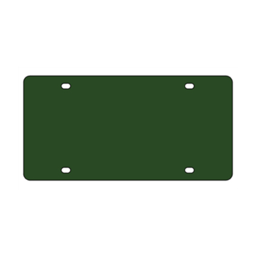 Acrylic License Plate Blank