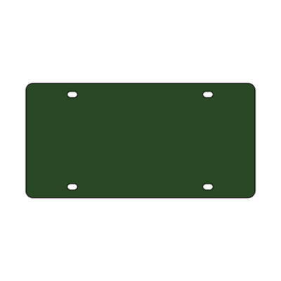 Acrylic License Plate Blank