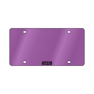 Acrylic License Plate Blank