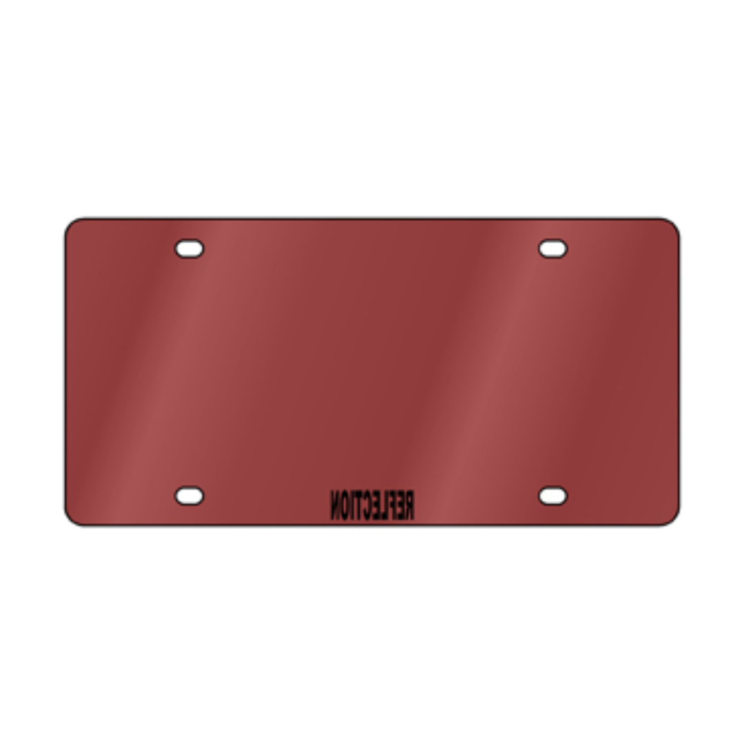 Acrylic License Plate Blank