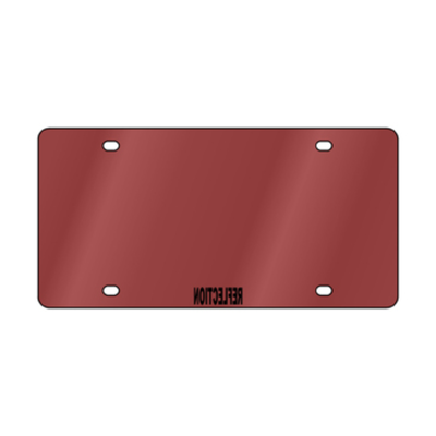 Acrylic License Plate Blank