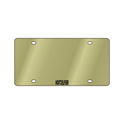 Acrylic License Plate Blank