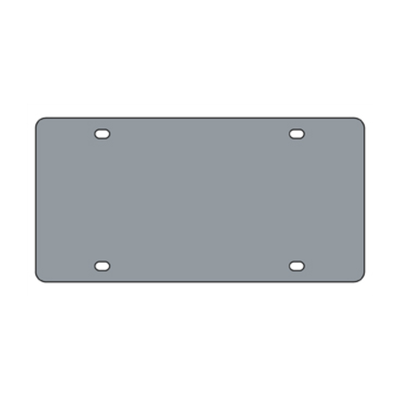 Acrylic License Plate Blank