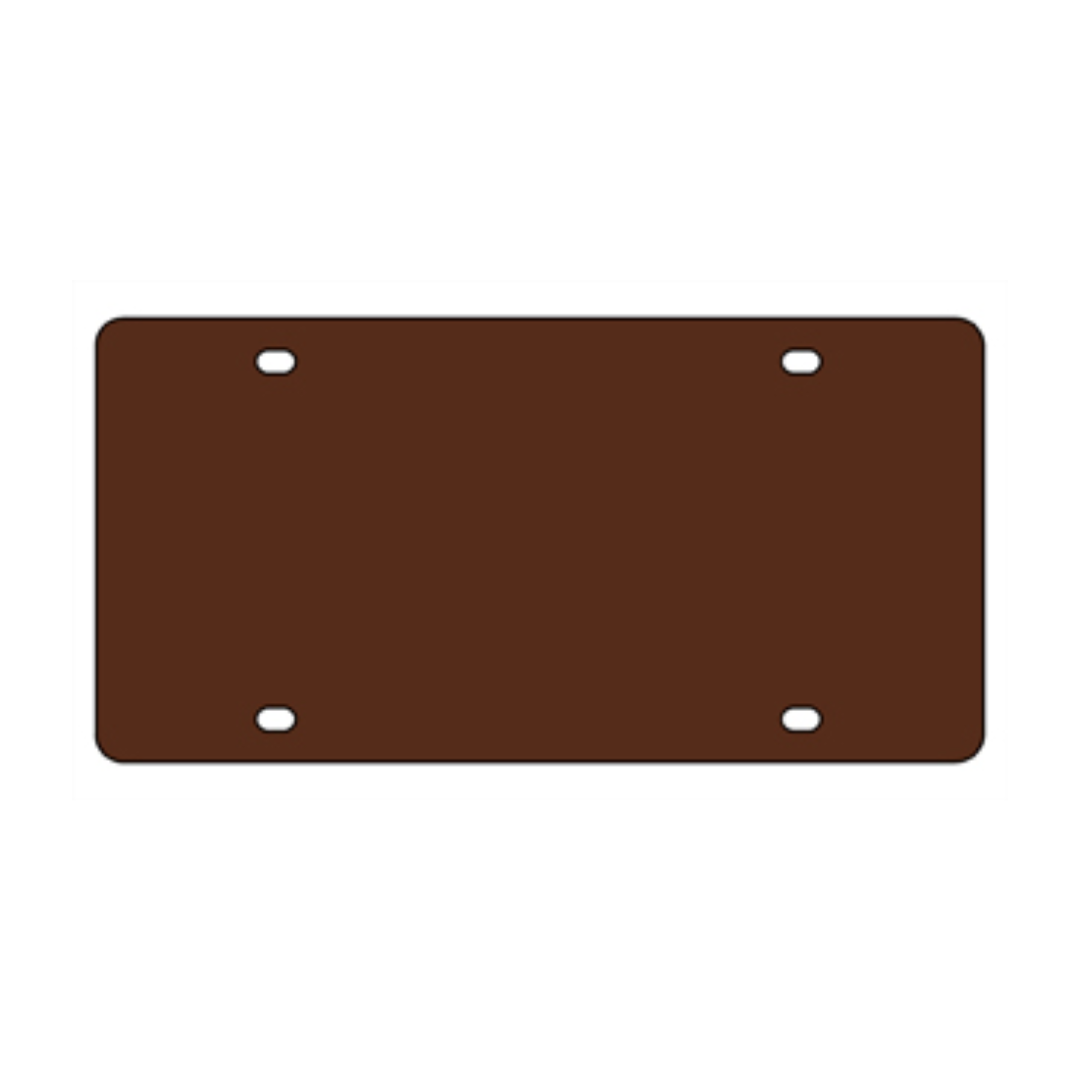 Acrylic License Plate Blank
