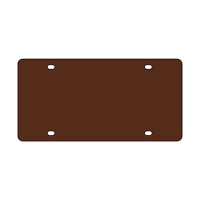 Acrylic License Plate Blank