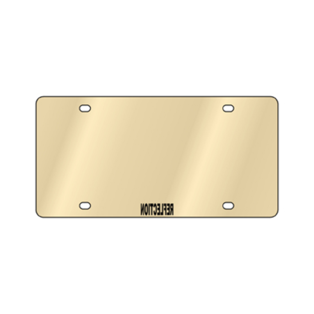 Acrylic License Plate Blank