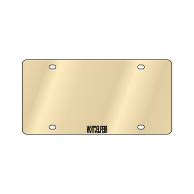 Acrylic License Plate Blank