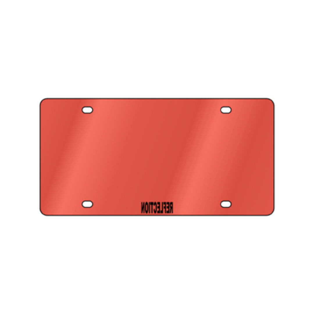 Acrylic License Plate Blank
