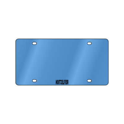 Acrylic License Plate Blank