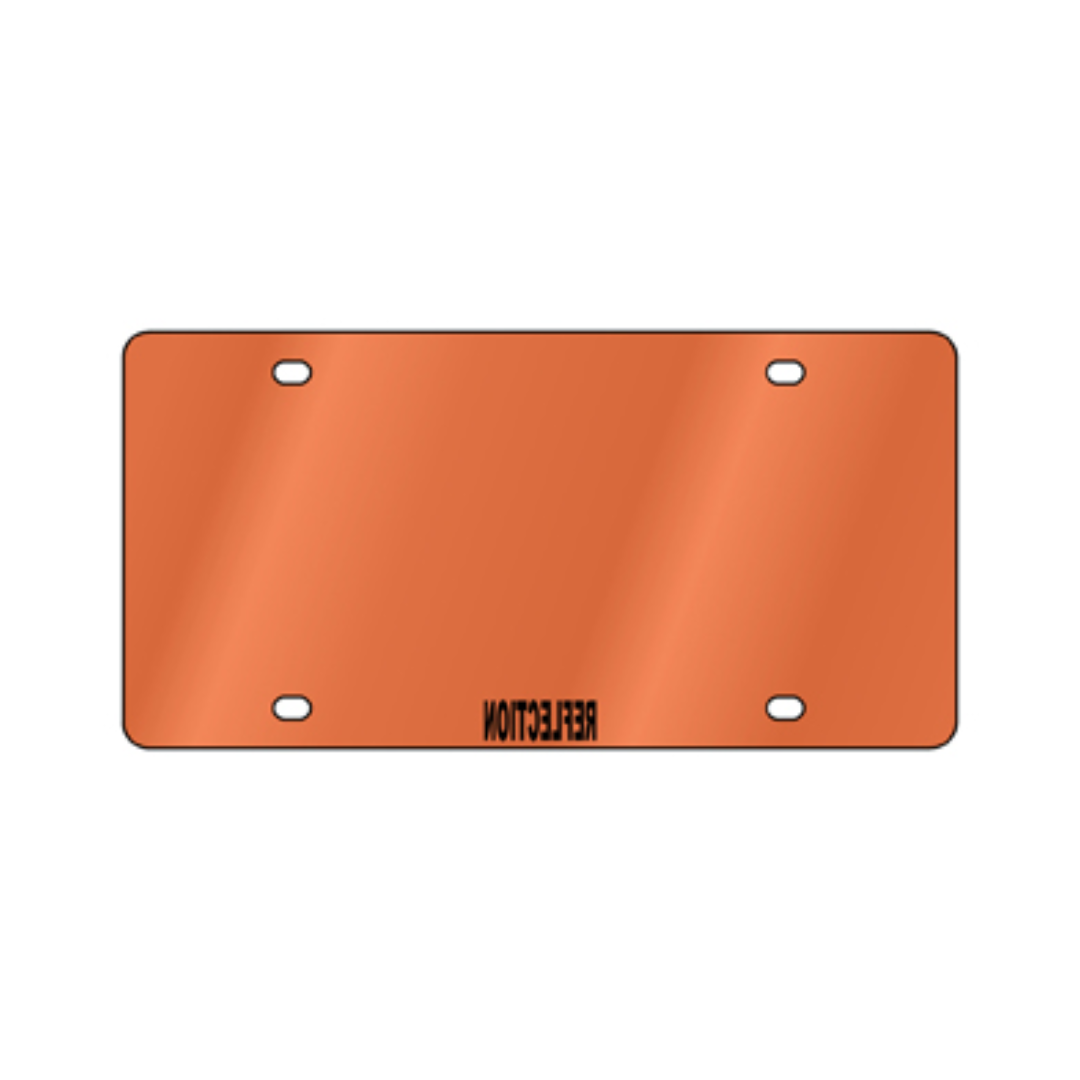 Acrylic License Plate Blank
