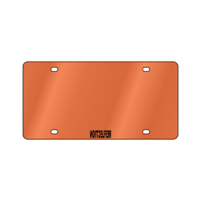 Acrylic License Plate Blank