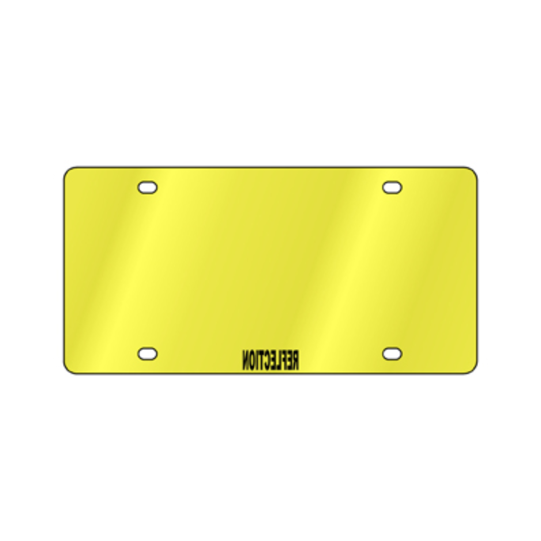 Acrylic License Plate Blank