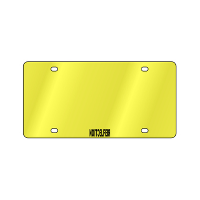 Acrylic License Plate Blank