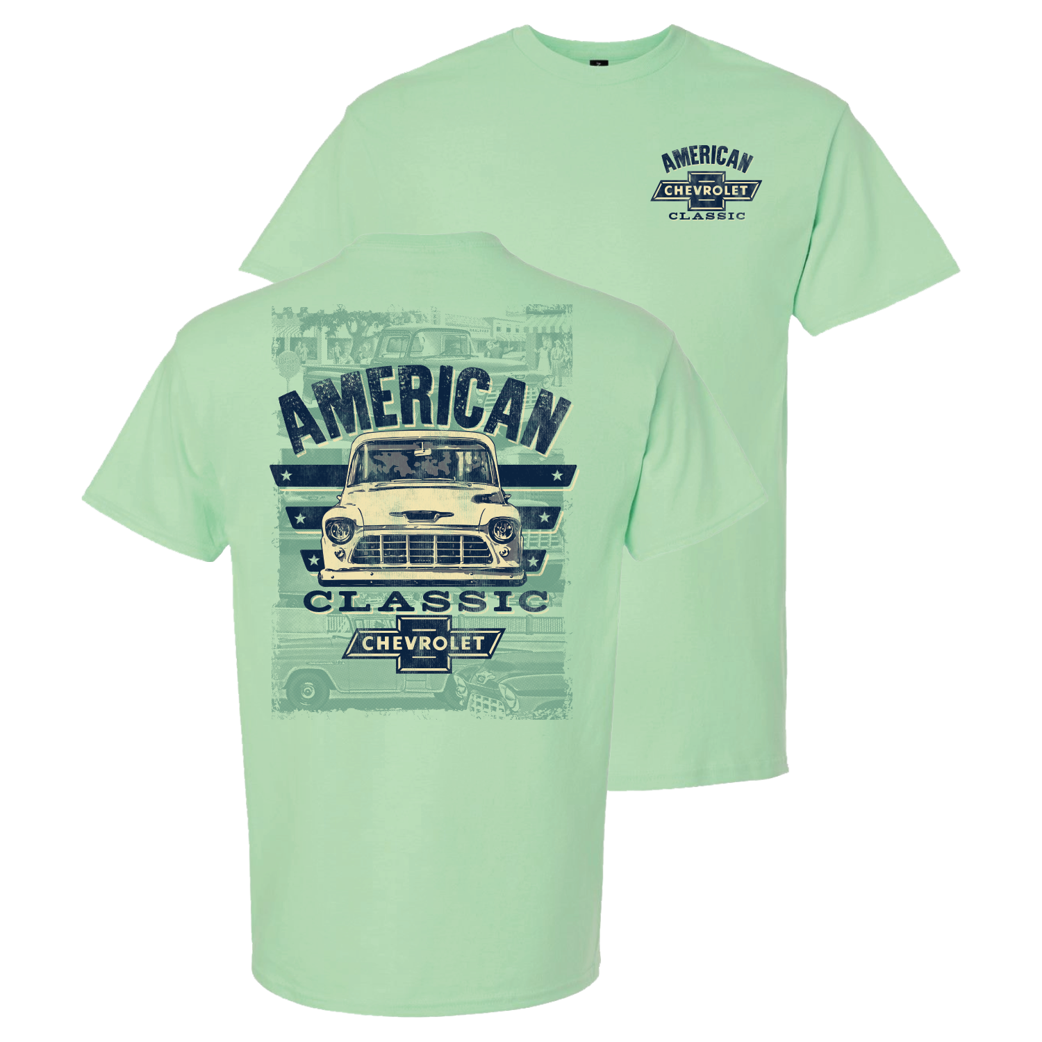 American Classic Chevrolet T-Shirt – Mint Green