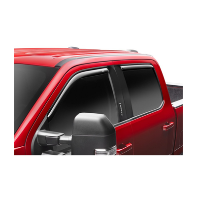 AVS 2017-2025 Ford F-250 Super Duty Supercrew Ventvisor Front & Rear Window Deflectors 4pc Smoke