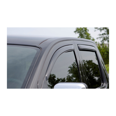 AVS 2017-2025 Ford F-250 Super Duty Supercrew Ventvisor Front & Rear Window Deflectors 4pc Smoke