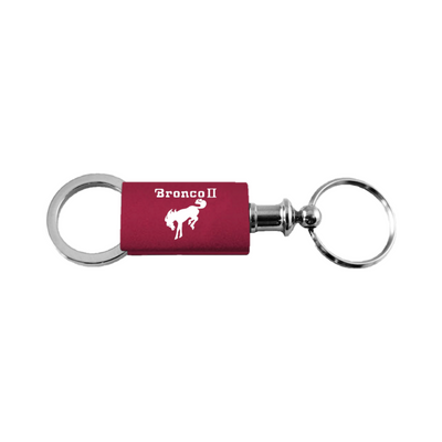 bronco-ii-anodized-aluminum-valet-key-fob-burgundy-45541-classic-auto-store-online