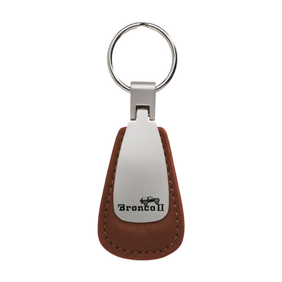 bronco-ii-climbing-leather-teardrop-key-fob-brown-45579-classic-auto-store-online
