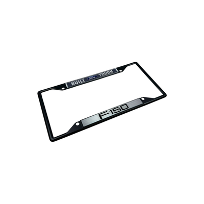 Built Ford Tough F-150 Black License Plate Frame