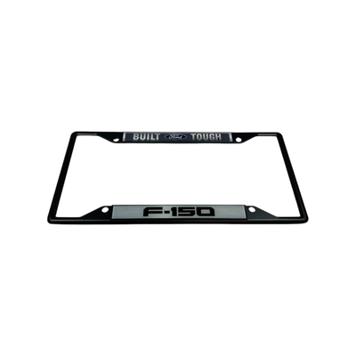 Built Ford Tough F-150 Black License Plate Frame