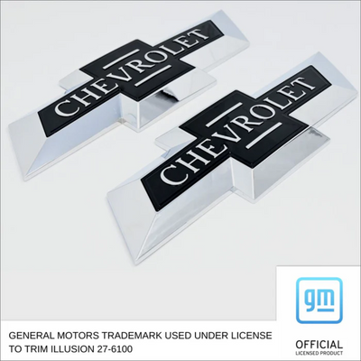 16-18 Chevrolet Silverado 1500 2 PCS Centennial Tape-on Officially Licensed Chevrolet Emblem Set