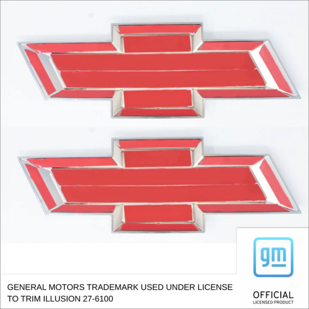 16-18 Chevrolet Silverado 1500 2 PCS Centennial Tape-on Officially Licensed Chevrolet Emblem Set